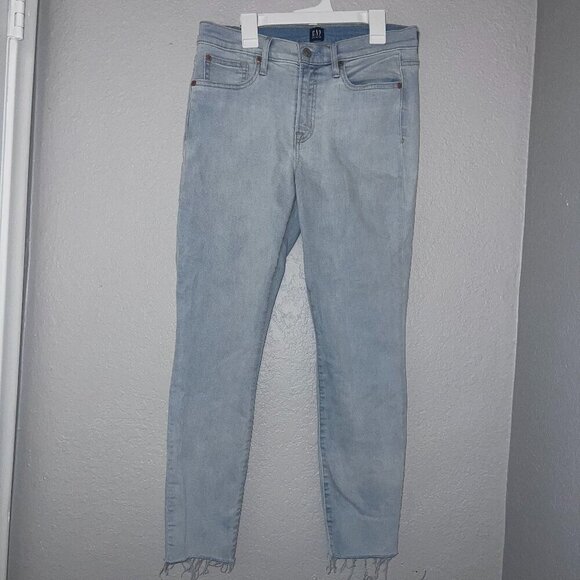Gap Women True Skinny Jeans Light Wash Size 29 - Picture 1 of 8